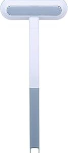 Pet Hair Remover for Furniture Reusable Washable Lint Brush for Dog and Cat Hair 17.3Inch Extendable Gentle On Couches Carpets Clothes Bedding Battery Container (Light Blue, One Size)