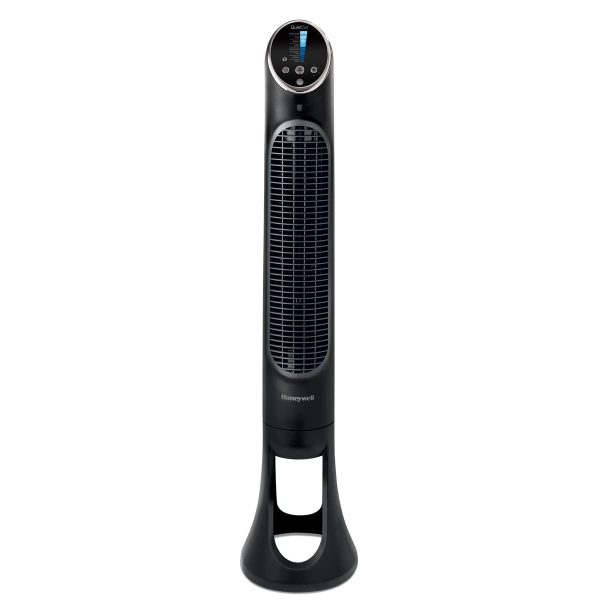 Honeywell HYF290BCM1 QuietSet® 8 Whole Room 40” Tall Tower Fan Home, Bedroom, Office, 75° Oscillation, Remote Control, 8 speeds, Slim Profile, Auto Shut-Off, Portable, Easy-to Use Controls, Black