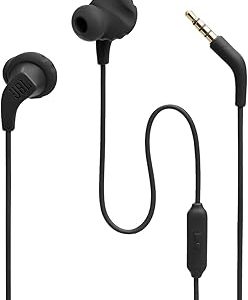 JBL Endurance Run 2 Wired - Waterproof in-Ear Sport Headphones - Black