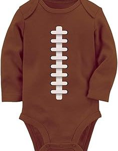 Tstars Football Funny Baby Fans Gift Infant Sports Bodysuit Baby Boy Long Sleeve Onesie