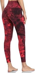 HeyNuts Essential 7/8 Leggings, Buttery Soft Hawthorn Athletic Yoga Pants 25''