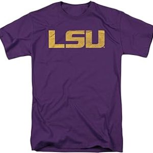 Logovision Official Collegiate Distressed Primary Logo Adult T-Shirt Collection