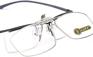 LUFF Reading Glasses Clip Magnifying Glass Portable Clips for Most of Glasses Use for Mobile Phones/Computer Reading