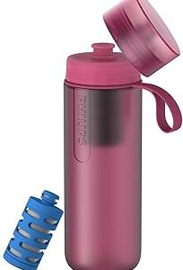 PHILIPS Water GoZero Active BPA-Free Water Bottle with Fitness Filter