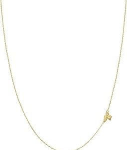 KEZEF 18K Gold over Silver Chain Women, Gold Chain Women, 1mm Cable Sterling Silver Chain Necklace for Women, Diamond-Cut Elegant, Thin, Sturdy, 16, 18, 20, 22, 24 Inches