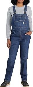 Carhartt Womens Rugged Flex® Relaxed Fit Denim Bib OverallOverall