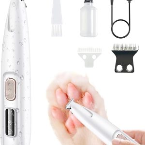 Dog Paw Trimmer,2025 Upgrades Dog Paw Trimmer with LED Light