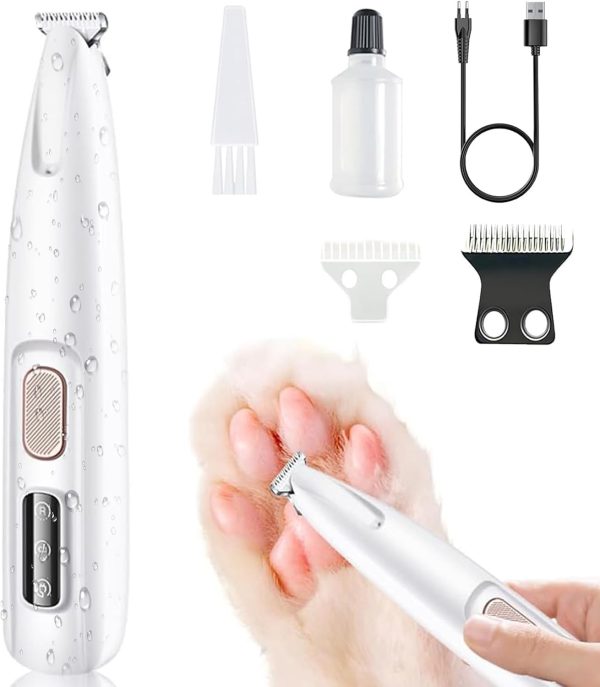 Dog Paw Trimmer,2025 Upgrades Dog Paw Trimmer with LED Light