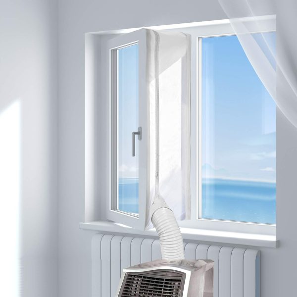 HOOMEE 400 CM (157") Universal Window Seal for Portable Air Conditioner and Tumble Dryer