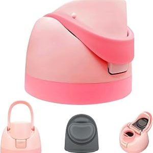 Replacement Lid Cap for Owala Freesip Water Bottle, One Button Push-To-Open Bottle Top Cap Compatible with Owala Cup 16oz 24oz 32oz 40oz, BPA-Free Replacement Stopper Leak-Proof Lid (Pink)