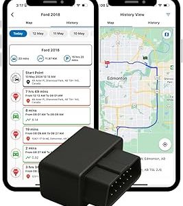 GCT OBD2 GPS Tracker for Vehicles – Canadian Tech w/ 1 Month Free, Then Just $7.00/Month CAD. Real-Time 10s Tracking & 1-Year History. Fleet & Personal Vehicle Tracker. SIM Included. Global Coverage.