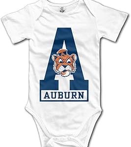 KI3SOP Auburn University Logo Onesies Bodysuit For Baby Boys Girls