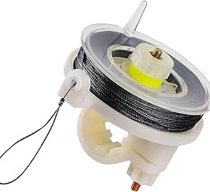 Kevlar Trip Wire on Reusable Reel (85ft), 12 Gauge Kevlar Line for Camping Perimeter Alarm and Early Warning Security Trip Alarm