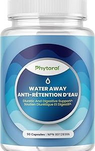 Water Retention Pills for Women & Men - Herbal Diuretic Supplements - Fluid Retention Supplement with Dandelion Leaf Extract & Green Tea for Bloating Relief - Pills for Leg & Feet Swelling - 90 Count