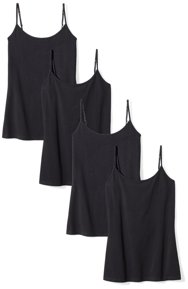 Amazon Essentials Women's 4-Pack Slim-Fit Camisole