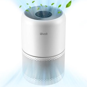 LEVOIT Air Purifiers Large Room Bedroom Home Up to 1095 ft², 4 Customized Replacement Filter Remove Pollen Dust Pollutants Smoke Pet Hair Odours, Air Cleaner with Sleep Mode and Timer, Core 300 White
