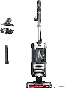 Shark UV730 Navigator Lift-Away Upright Vacuum, PowerFins HairPro Self-Cleaning Brushroll, HEPA Filter with Anti-Allergen Technology, LED Headlights, Swivel Steering, Gray (Renewed)