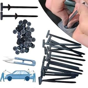 New Multifunctional Cable Tie Buckle, 20/50/100/200 PCS Nylon Universal Cable Tie Buckle, Heavy Duty Self-Locking Nylon Zip Tie Holder, for Auto Repairing Quick Fix and Hole Fastening (100Pcs)