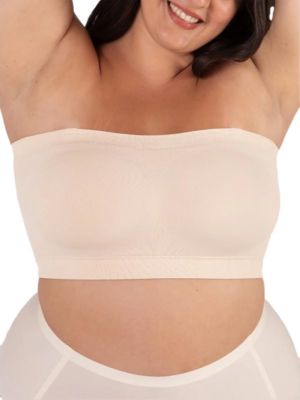 SHAPERMINT Convertible Strapless Bras for Women - Bandeau Bra, Strapless Top, Bandeau Top, Wireless Bra