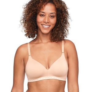 Warners Womens Blissful Benefits Super Soft Wireless Lightly Lined Comfort Bra Rm1691w