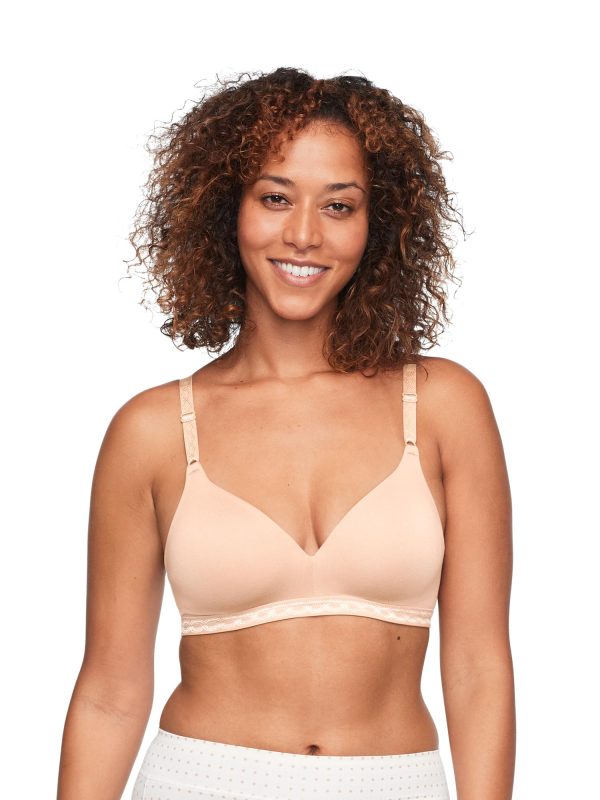 Warners Womens Blissful Benefits Super Soft Wireless Lightly Lined Comfort Bra Rm1691w