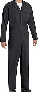 Red Kap mens Twill Action Back Coverall