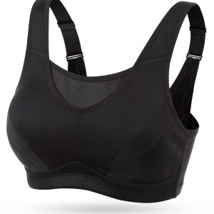 WingsLove Women’s High Impact Comfort Full Support Non Padded Sport Bra