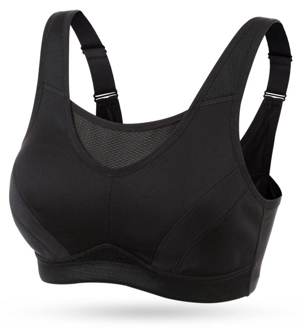 WingsLove Women’s High Impact Comfort Full Support Non Padded Sport Bra