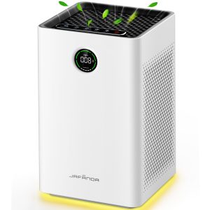 Jafanda Air Purifiers for Home Large Room,1190 sqft Coverage, 3-Stage Filtration System, True HEPA Filter Air Cleaner with Activated Carbon,Remove 99.97% Dust Pollen Smoke Odors
