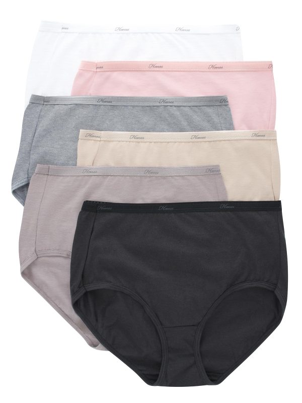 Hanes Women's Core Cotton Brief Panty