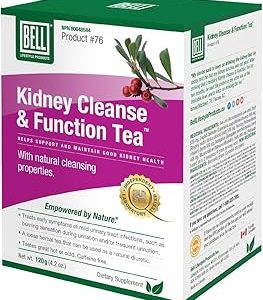 Kidney Cleanse & Function Tea™ by Bell Lifestyle Products | Kidney Support, A special Herbal Tea Formulated to Help Support Kidney Health for Men and Women