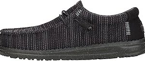 Hey Dude Wally Stretch Sox, Men’s Shoes, Men's Slip-on Loafers, Comfortable & Light-Weight