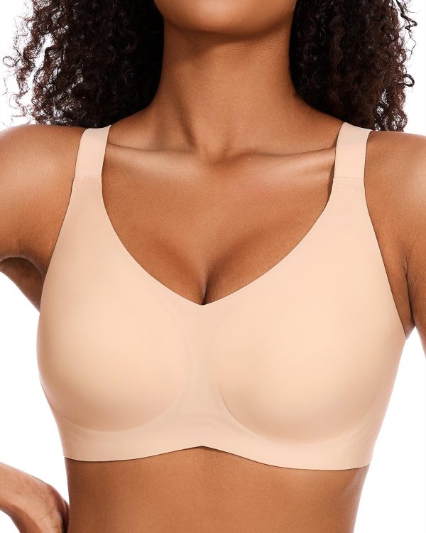 Gailife Womens Seamless Full Coverage Bra for Women Wireless Bras Push Up Bras with Soft Support Regular and Plus Size