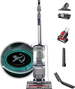 Shark UV900 Pet Performance Plus Lift-Away Upright Vacuum with DuoClean PowerFins HairPro and Odor Neutralizer Technology, Navy/Silver (Renewed)