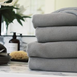 Cozy Earth Waffle Bath Towels