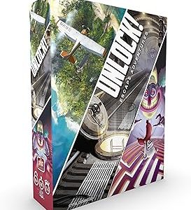 Unlock! Escape Adventures Board Game - 1-6 Players - Cooperative Escape Game - 60 Minutes of Gameplay - Games for Family Game Night - for Kids and Adults Ages 10+ - Eng Ver. - Made by Space Cowboys