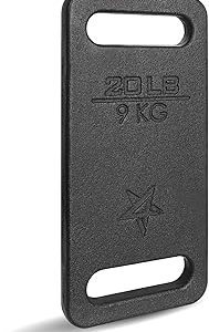 Yes4All 20 lb Ruck Weight – Best Cast Iron Ruck Weight for Walking, Jogging, and Running