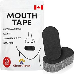 30 Pack Premium Mouth Tape for Sleeping – Strong Adhesive, Hypoallergenic & Latex-Free Mouth Tape – Easy to Apply, Improves Sleep & Nasal Breathing - Mouth Tape For Sleeping Women & Men