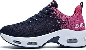 MAFEKE Women Air Athletic Running Shoes Fashion Tennis Breathable Lightweight Walking Sneakers