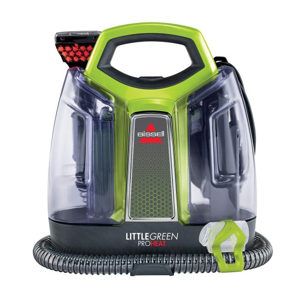 BISSELL Little Green Proheat Portable Deep Cleaner/Spot Cleaner and Car/Auto Detailers with Self-Cleaning HydroRinse Tool for Carpet and Upholstery, 2513E