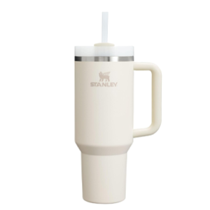 Stanley Quencher H2.0 FlowState Stainless Steel Vacuum Insulated Tumbler with Lid and Straw for Water, Iced Tea or Coffee, Smoothie and More, Rose Quartz 2.0, 30 OZ / 0.89 L